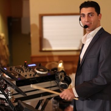 Eddie Drumming at a wedding