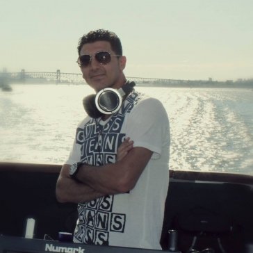 DJaying on a boat cruise