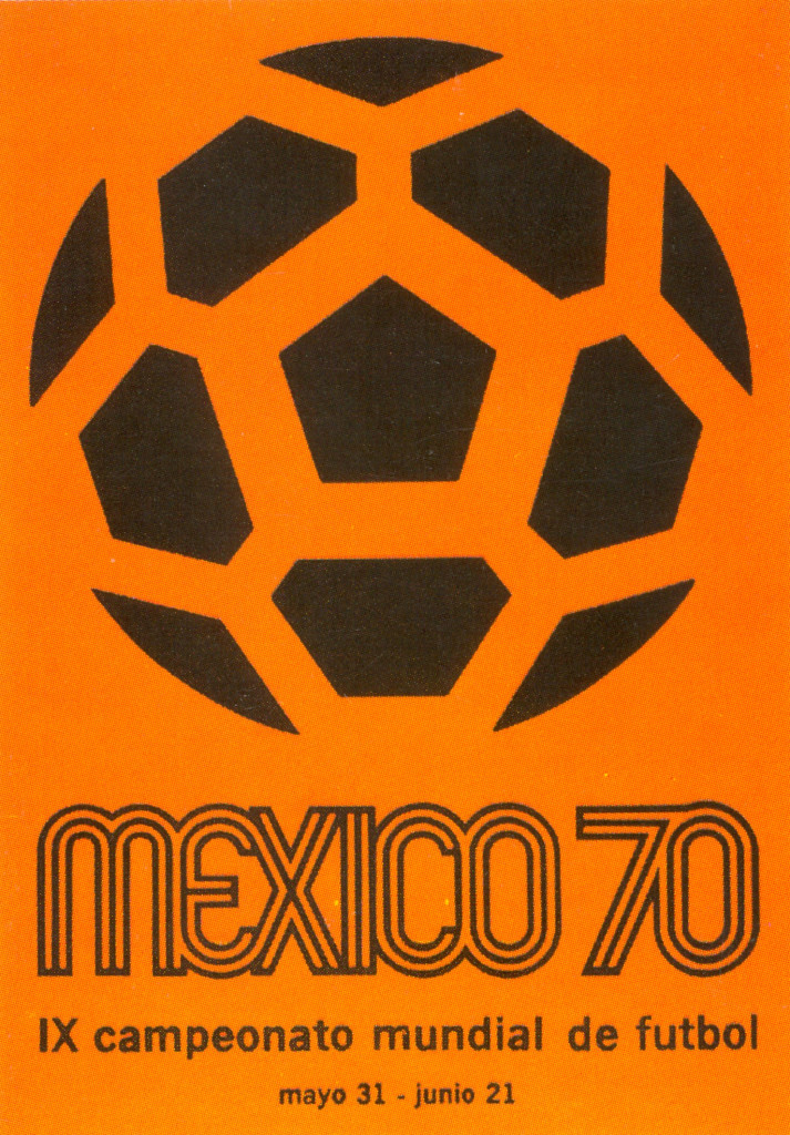 1970 World Cup Poster Mexico