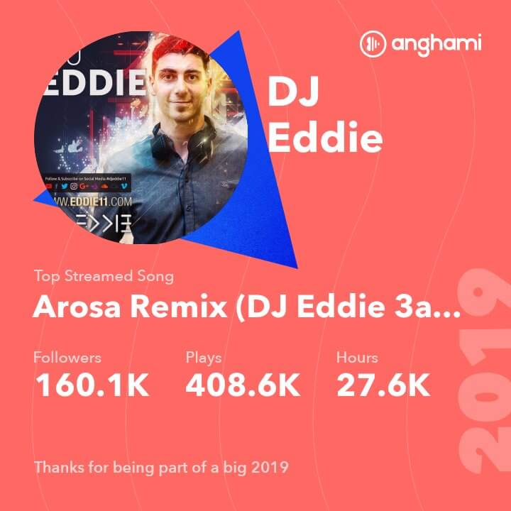 DJ Eddie on Anghami in 2019